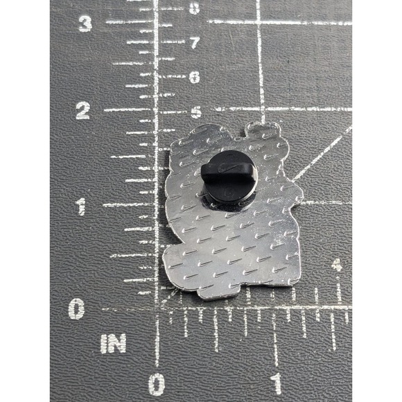 Nike Swoosh High Here For Day One Silver Tone Enamel Pin Advertise White Blue - Picture 3 of 5